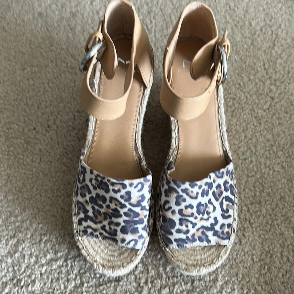 NEW! MARC FISHER ALIDA ESPADRILLE WEDGE SANDAL - SIZE 9.5